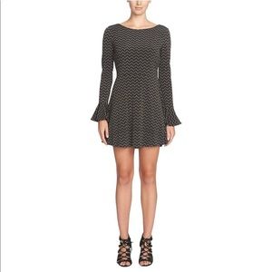 CeCe Herribone  printed dress size Large